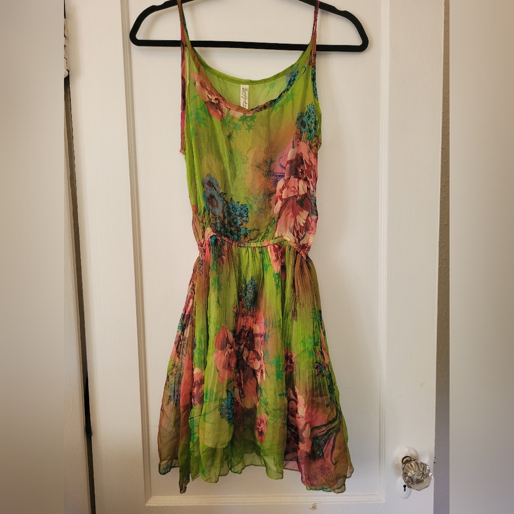 Gypsy Junkies silk floral dress